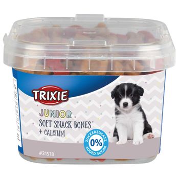 Trixie Soft Snack Bones Con Calcio Junior, 140 G