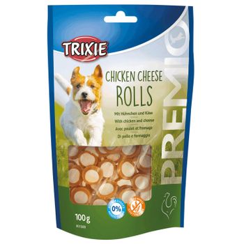 Trixie Premio Chicken Cheese Rolls, 100 G