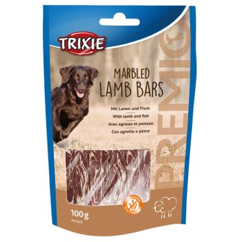 Trixie Premio Lamb Bars, Cordero, Veteado, 100 G