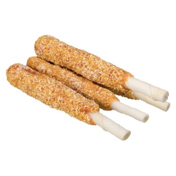 Trixie 4 Snacks Premio Corn Dogs, Con Pato, 100 G