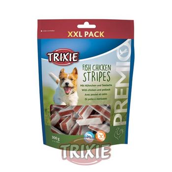 Trixie Snack Premio Fish Chicken Stripes, Xxl Pack, 300 G