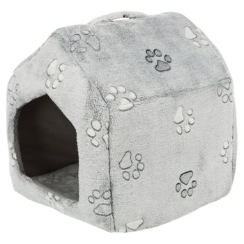 Cama Cueva Para Mascotas Nando Gris Claro 40x45x40 Cm Trixie