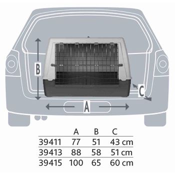 Trixie Transportín Journey, L, 100×65×60cm