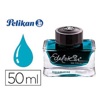 Tinta Estilografica Pelikan Edelstein Coleccion 2016 Aguamarina Frasco De 50