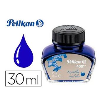 Tinta Estilografica Pelikan 4001 Azul Real Frasco 30 Ml