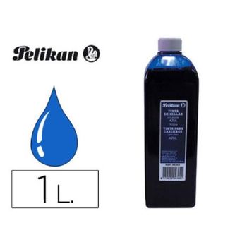 Tinta Tampon Pelikan Azul -frasco De 1 Litro