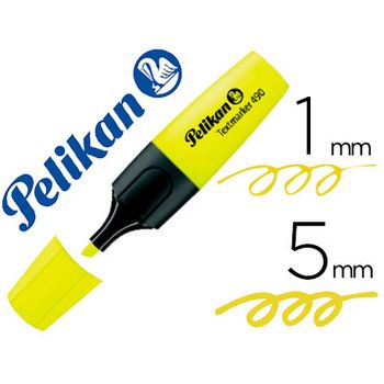 Rotulador Pelikan Fluorescente Textmarker 490 Amarillo