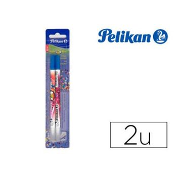 Borratintas Pelikan Super Pirat Grueso Blister De 2 Unidades