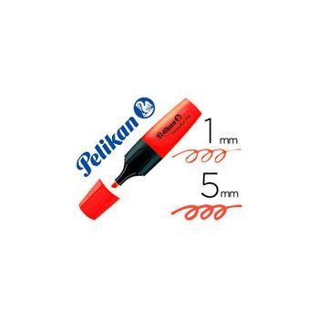 Rotulador Pelikan Fluorescente Textmarker 490 Rojo 10 Unidades