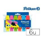 Rotulador Pelikan Fluorescente Textmarker 490 Estuche 6 Unidades Colores Surtidos