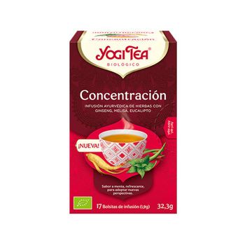 Yogi Tea Concentracion Bio 17 Filtros