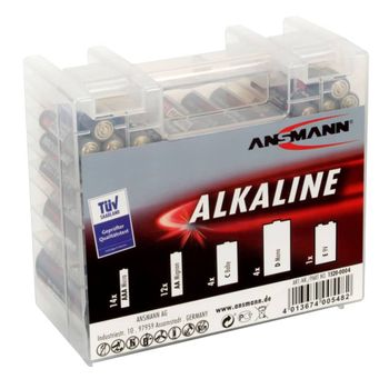 Juego De 35 Pilas Alcalinas Con Caja Negra 1520-0004 Ansmann