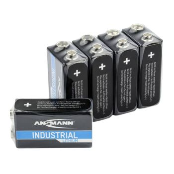 Baterías Industriales De Litio Pp3 5 Unidades 1505-0002 Ansmann