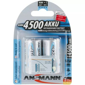 Pilas Recargables 2 Unidades Nimh 4500 Mah 5035352 Ansmann