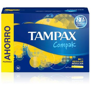 Tampax Compak Tampones Regular 36 Unidades