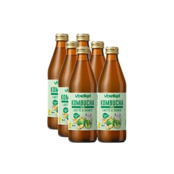 Kombucha Lima Y Jengibre Bio 6x330ml Voelkel