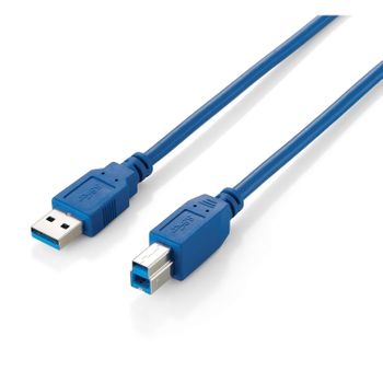 Cable Usb 3.0 A-b M/m 1m Azul