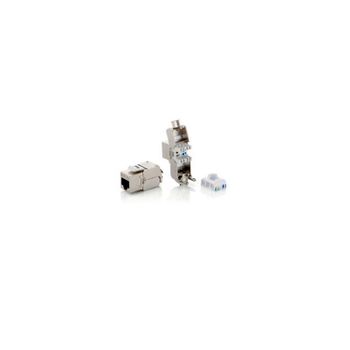 Kit 8 Uds Conector Hembra Rj45 Sftp Cat6a Keystone Tool Free