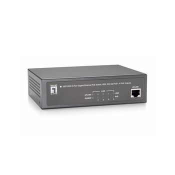 Levelone Gep-0522 Switch Gigabit Ethernet (10/100/1000) Energã­a Sobre Ethernet (poe) Gris