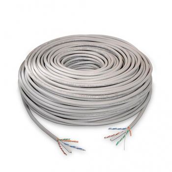 Bobina De Cable Equip Rj45 Utp Categoria 5e 305 Metros Beige