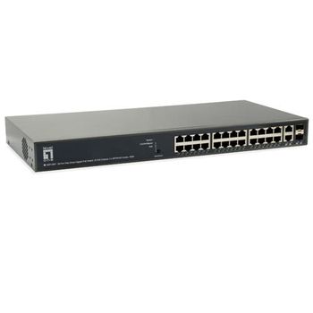 Switch Level One  Gep-2651 26 Puertos Web Smart Gigabit 24