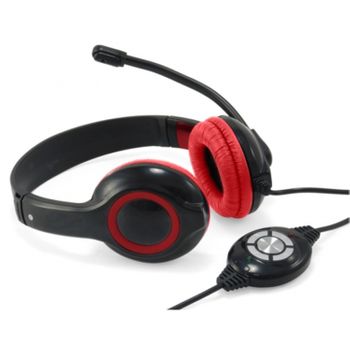 Auriculares Con Microfono Conceptronic Cchatstaru2r Rojo