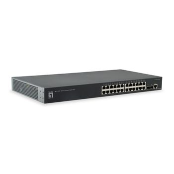 Levelone Gtl-2661 Gestionado L2 Gigabit Ethernet (10/100/1000) Negro Energía Sobre Ethernet (poe)