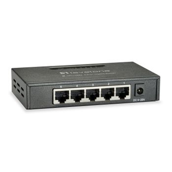 Levelone Geu-0523 Switch No Administrado Gigabit Ethernet (10/100/1000) Negro