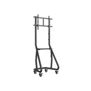 Soporte Pantalla De Suelo Con Ruedas Equip Para Pantalla  Heavy-duty 37 - 80 Fijo  Max. Vesa  600x400 Hasta 80kg