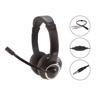 Auricular+mic Conceptronic Polona02ba Jack 3.5 +adaptado