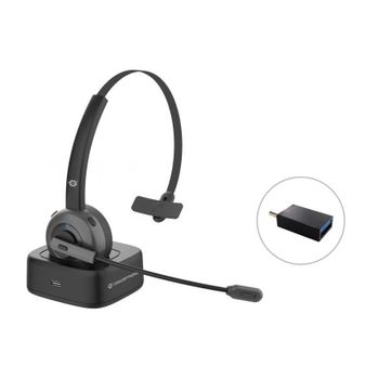 Auricular+mic Conceptronic Wireless Con Base De Carga