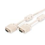 Cable Vga M-m 1.8m Hd15 Monitor Assmann Beige