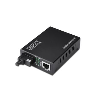 Digitus Dn-82122 Convertidor De Medio 1000 Mbit/s 1310 Nm Monomodo Negro