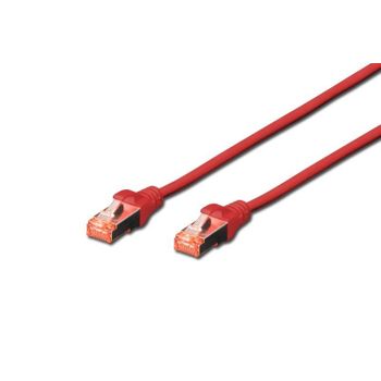 Digitus Cable De Red Awg27 Cat6 S/ftp Lszh 5m Rojo  Dk-1644-