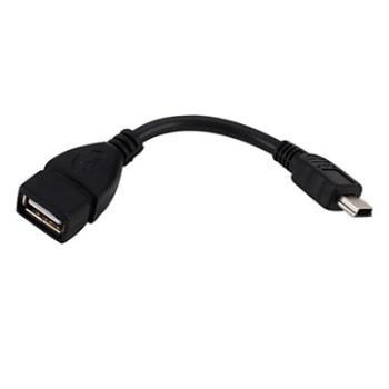 Cable Usb 2.0 Tipo Mini Usb A/h Otg 0.15m