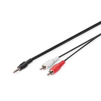 Actecom Cable Audio Y Video Estereo Mini Jack 3.5 Mm A 3 Rca Macho 0,50  Metros con Ofertas en Carrefour