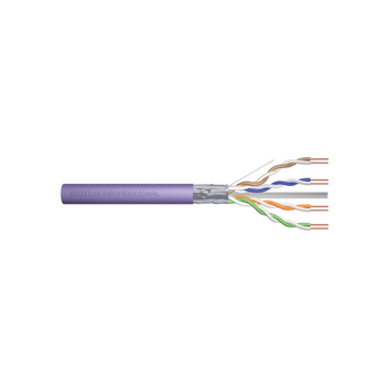 Digitus U-utp-6vl-10000 - Cable De Instalación De Par Trenzado Cat 6 U-utp, Violeta, 100 M