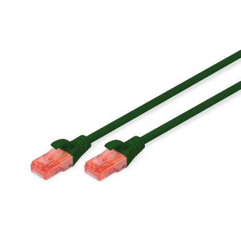 Digitus U-utp-6gr-25 - Cable De Conexión Cat 6 U/utp- Lszh, Verde, 25 Cm