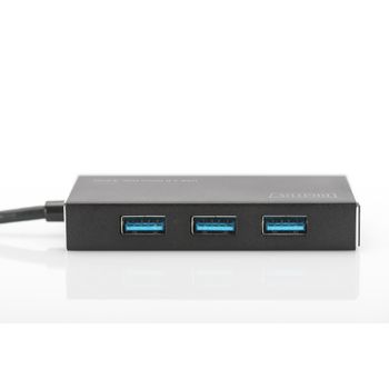 Digitus Concentrador Para Oficina Usb 3.0, 4 Puertos