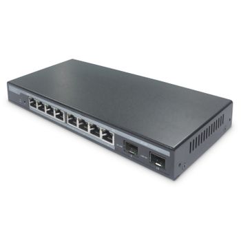 Digitus Dn-95344 Switch Di Rete Gestito Gigabit Ethernet (10/100/1000) Supporto Power Over Ethernet (poe) Nero