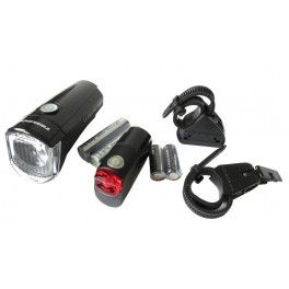 Trelock Kit Luces I-go Sport Ls350 + Ls710 Reego A Pilas Negro