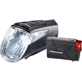 Trelock Juego De Luces Delantera Ls 460 I-go Power 40 Trasera Ls 720 Reego Usb Negro