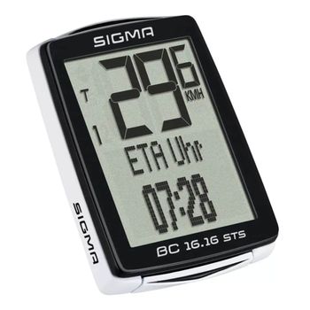 Computadora Para Bicicleta Bc 16.16 Sts Negro 1617 Sigma