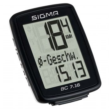 Monitor De Actividad Para Bicicleta Bc 7,16 Negro 7160 Sigma