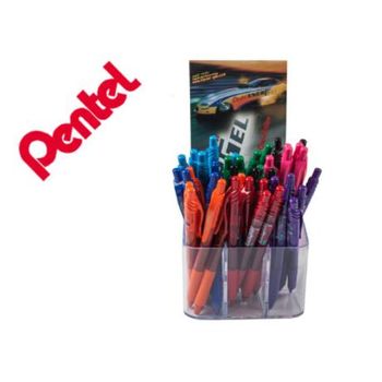 Roller Pentel Energel 107 Retractil 0,7 Mm Colores Surtidos (pack De 60)