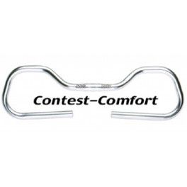Ergotec Manillar Contest Comfort Aluminio 570 Mm 25.4 Altura 42 Mm 3º Plata Anodizado