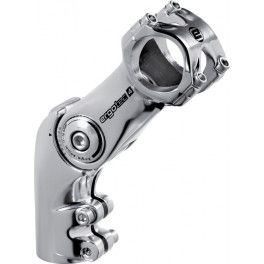 Ergotec Potencia Octopus 2 A-head 50 31.8/28.6/110 Mm Angulo Ajustable Aluminio Plata