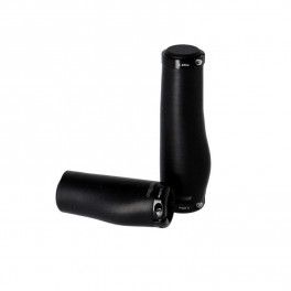 Ergotec Puños Mtb-atb Kyoto Silicona/aluminio130/90mm Por Par Negro