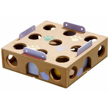 Flamingo Caja Esconde Juguetes Y Snacks Para Gato Smart Cat 22x22x6 Cm 47742