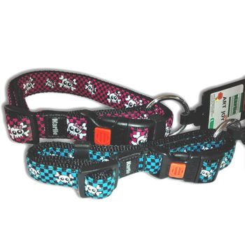 Collar Karlie Art Joy Plus Skull - Azul - M